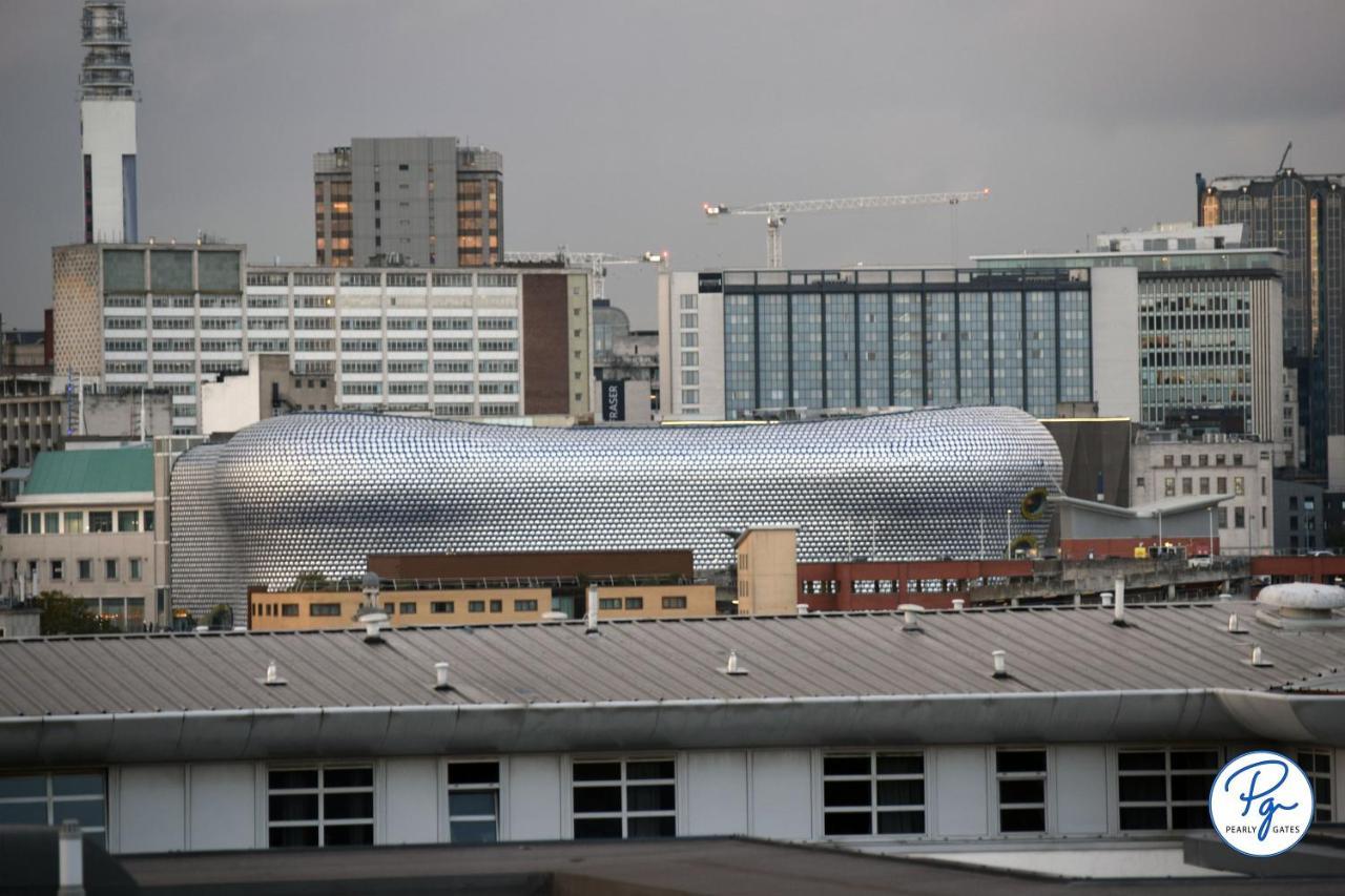 Penthouse - Amazing City Skyline Views - Balcony - Free Extra 2 Hours - Free Parking - Utilita Arena - Bullring Shopping - New St Station- Super King Size Bed Birmingham Exterior foto